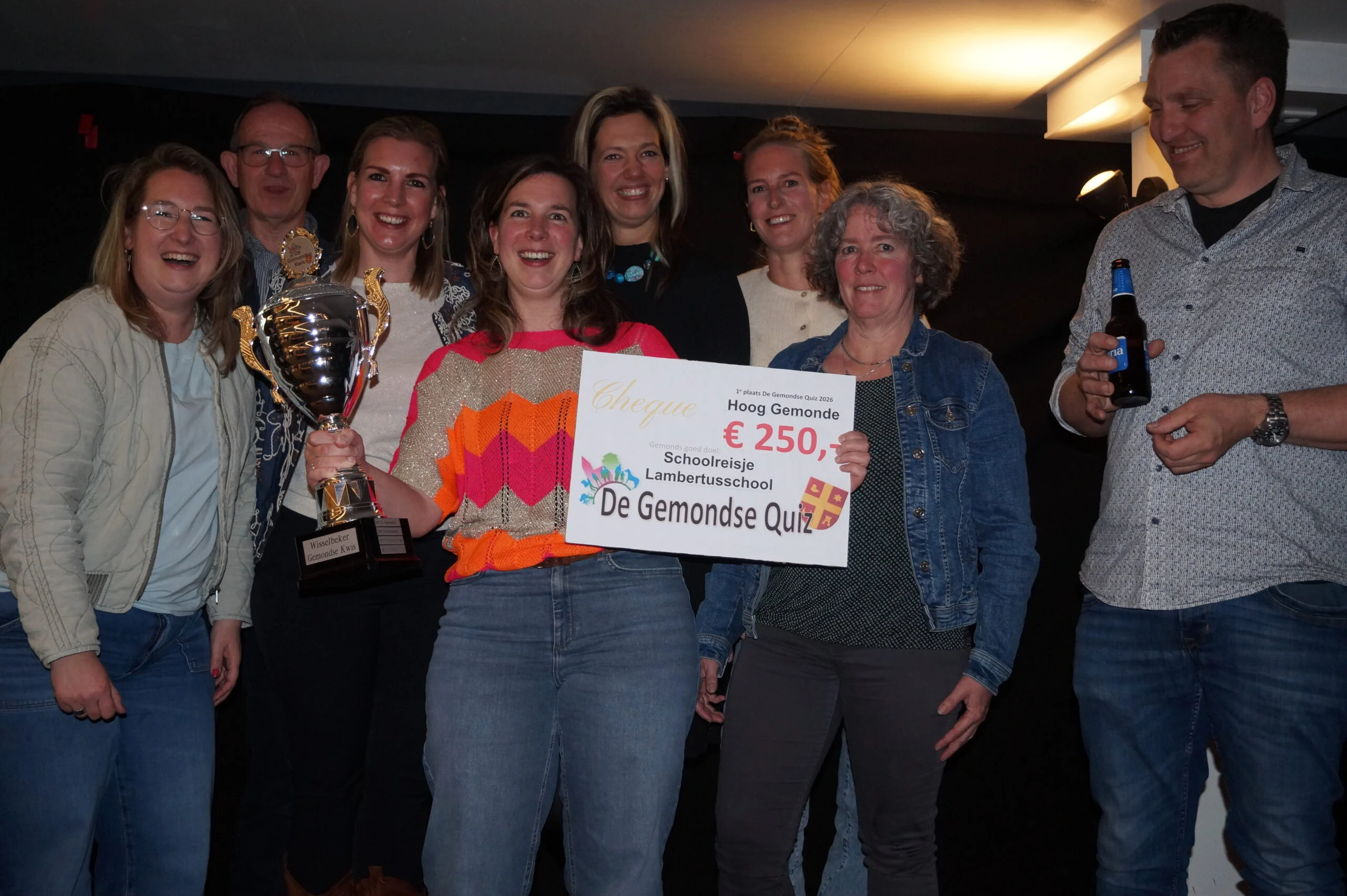 Buurtschap Hoog Gemonde wint de Gemondse Quiz 2026