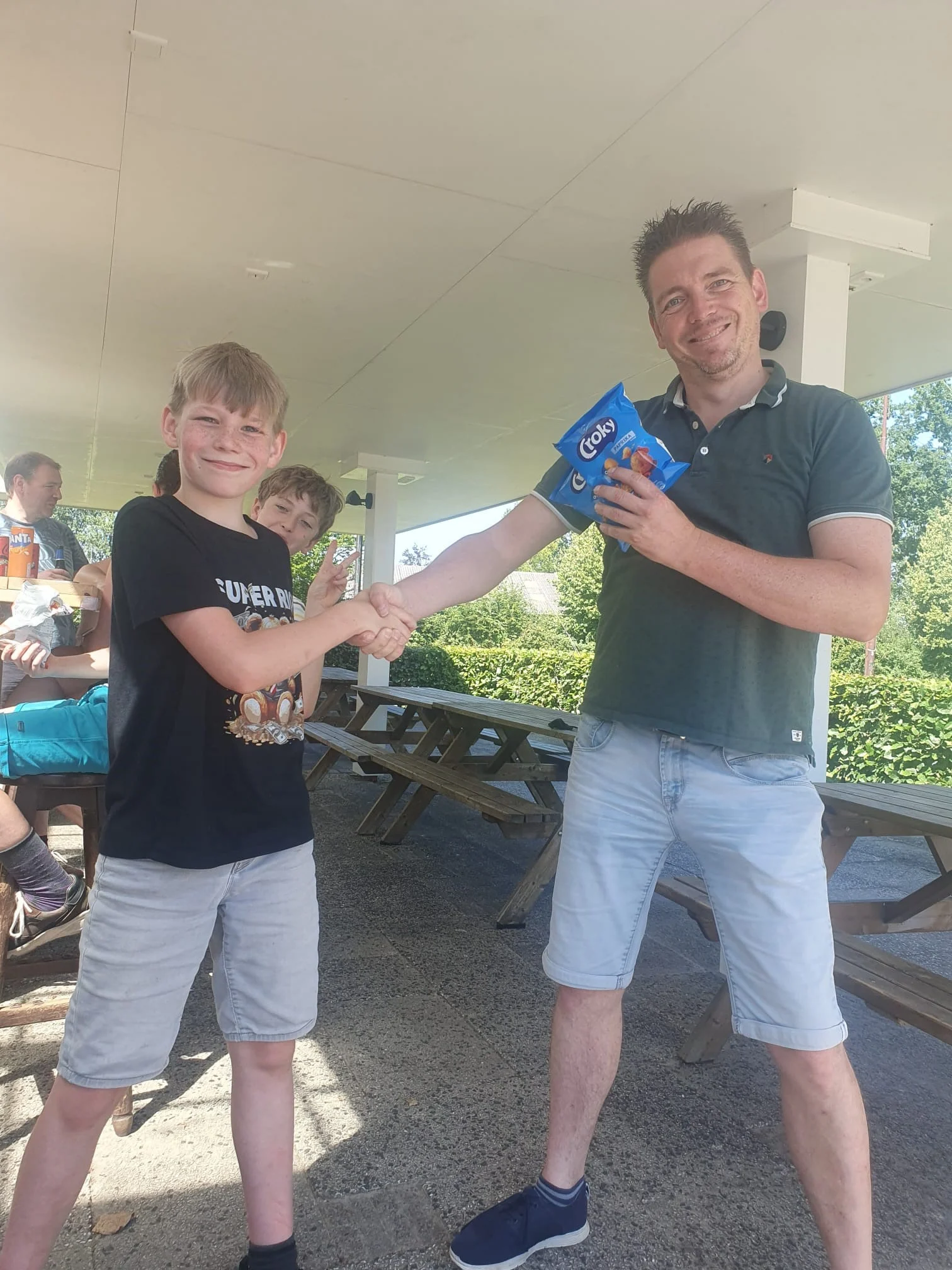 De eerste “Croky Cup” Handboogverschieting