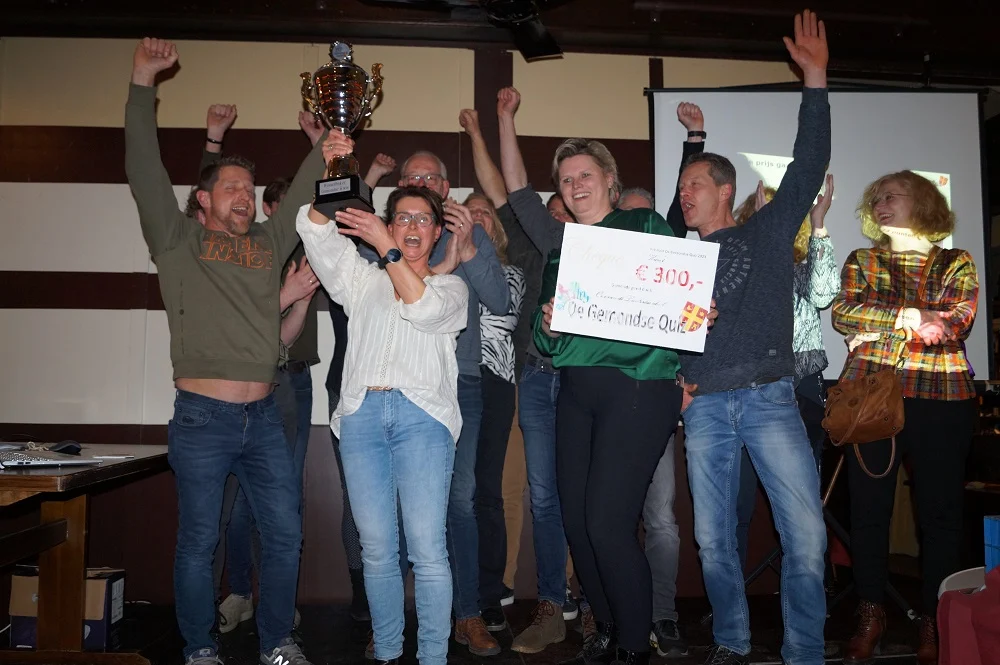 Team “Kwis’t” winnaar van de Gemondse Quiz 2023