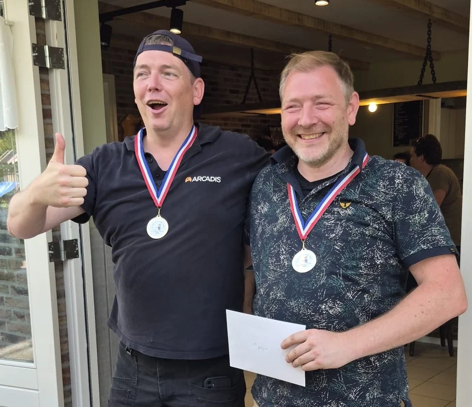 Johan en Henry van der Schoot winnaar van het 24e Open Gemonds Jeu de Boules toernooi - 1707