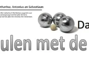 6e Speelronde Open Jeu de Boules Competitie